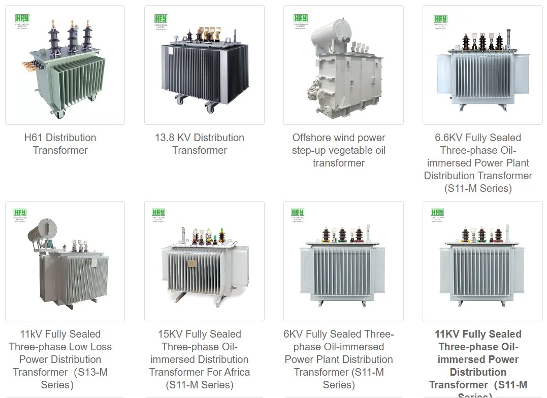 hengfengyou electric oil immersed transformer 